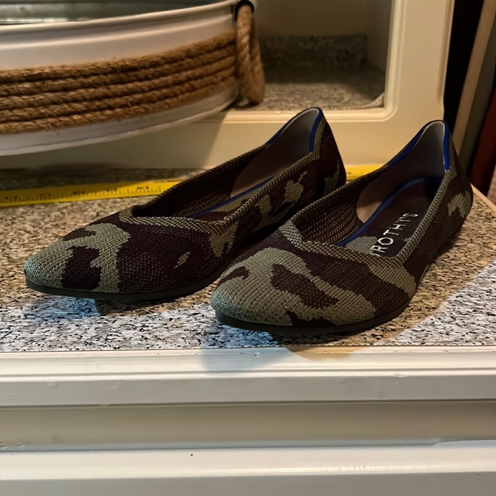Rothys green camo